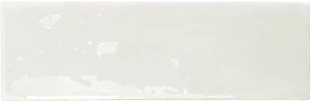 Плитка 15x5 9мм Rebels Popcorn Gloss 129057 глянцевая белый однотонная Wow