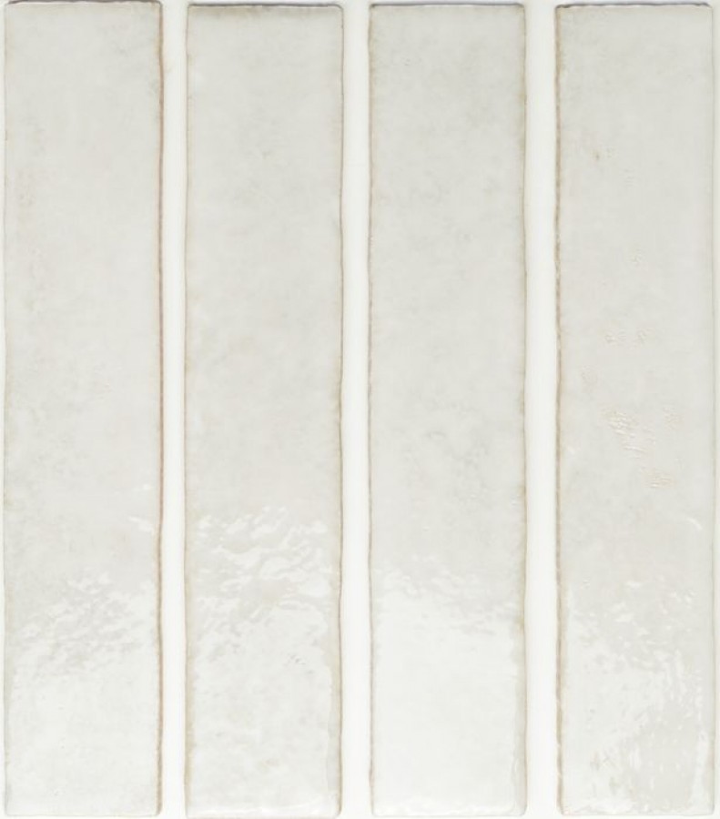 Плитка Potters Swan 133180 глянцевая белый краска, штукатурка 25x5 9мм Wow