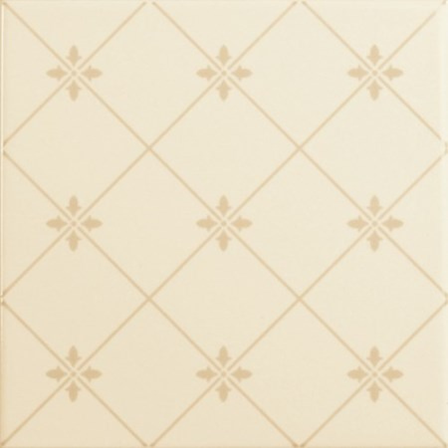 Плитка 20x20 Delis Marfil глянцевая кремовый обои Ape