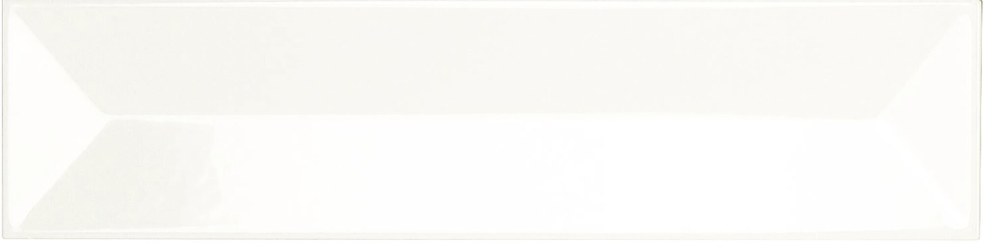 Керамогранит 30x8 Reality Spectrum Snow глянцевая мозаика белый Ape