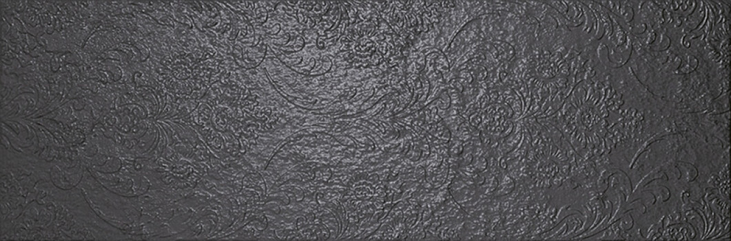 Плитка 100x33 Tempo Nero настенная матовая черный Baldocer