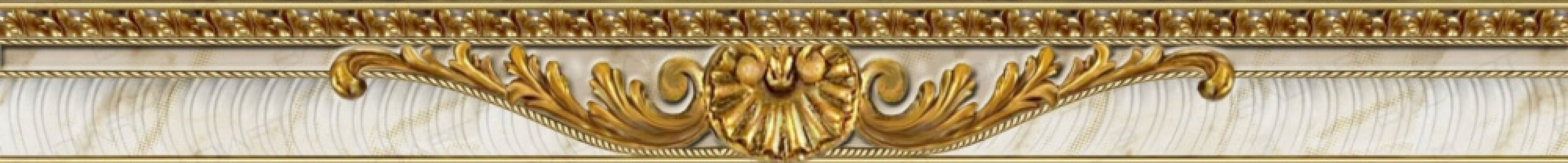 Плитка 85x9 Davos Cenefa relieve oro бордюр настенный матовая бежевый Baldocer