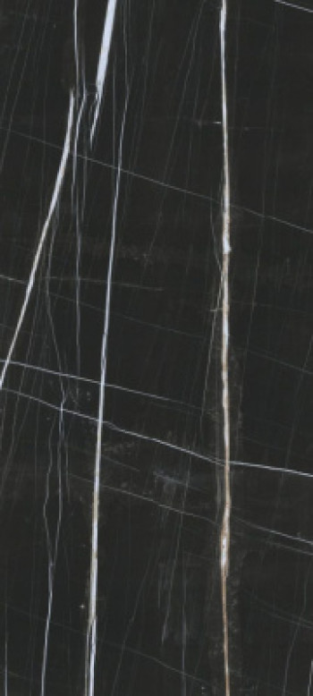 Керамогранит 160x80 Titanium Black pulido rect. см глянцевая черный Baldocer