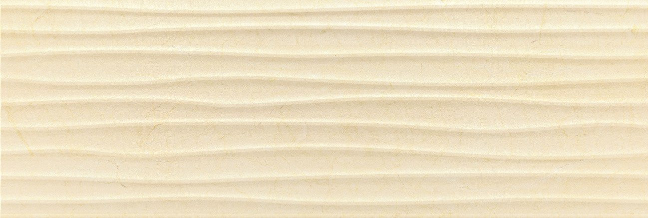 Плитка 90x30 Velvet Wellen cream белая глина см глянцевая кремовый Baldocer