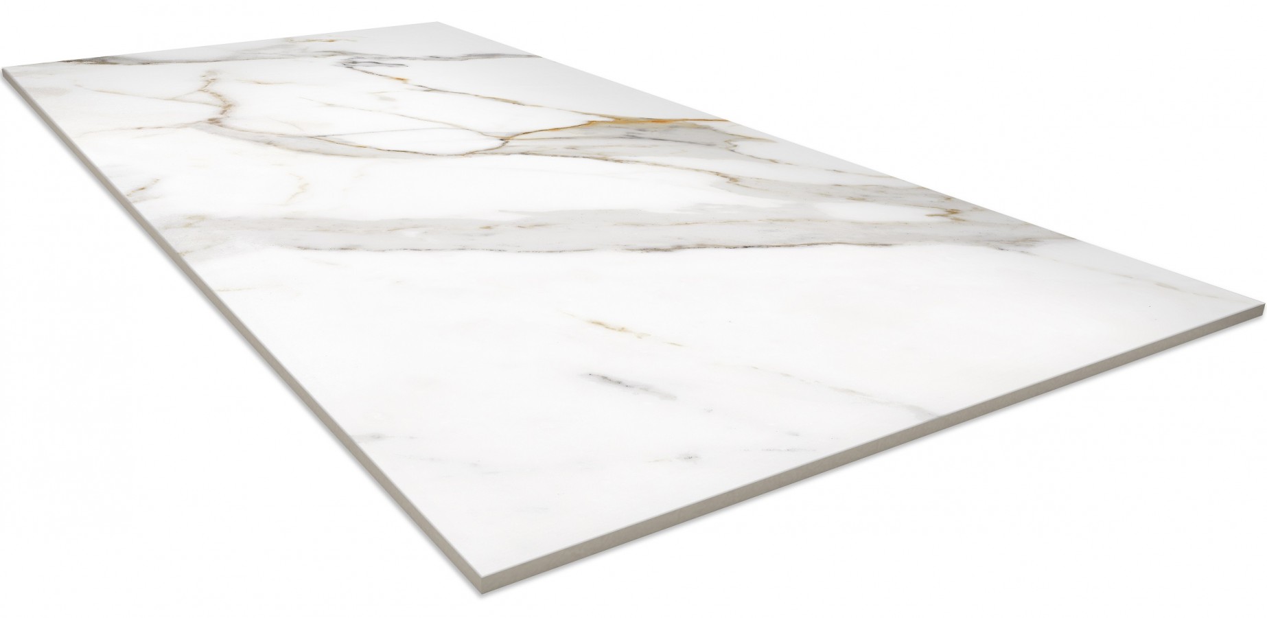 Плитка керамогранитная 120x60 Marbles Calacatta 913/base R9 противоскользящая белый 9мм Exagres