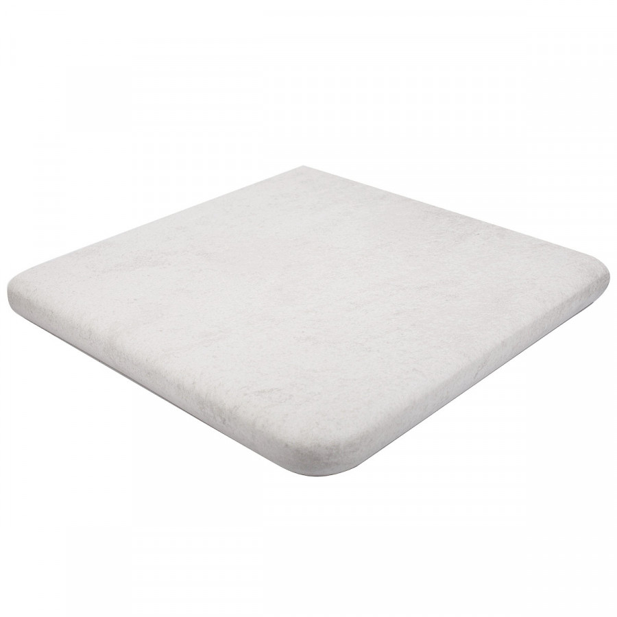 Ступень угловая 33x33 15мм Boston Cartabon White нескользящая r12 Exagres