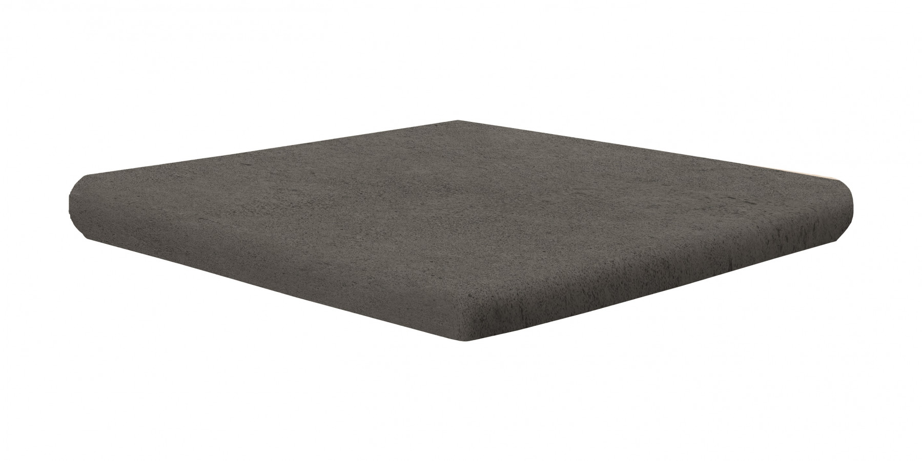 Ступень клинкерная 3x3 Essenza Grafite 598 Флорентийская Угловая/cartabón Fiorentino R11 противоскользящая графитовый 14мм Exagres