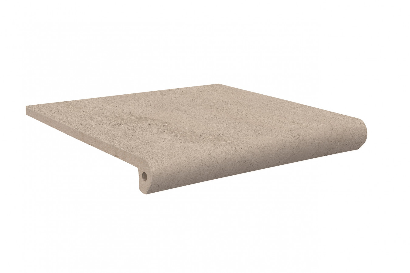 Ступень клинкерная 3x3 Essenza Creta 568 Флорентийская/peldano Fiorentino R11 противоскользящая серый 12мм Exagres