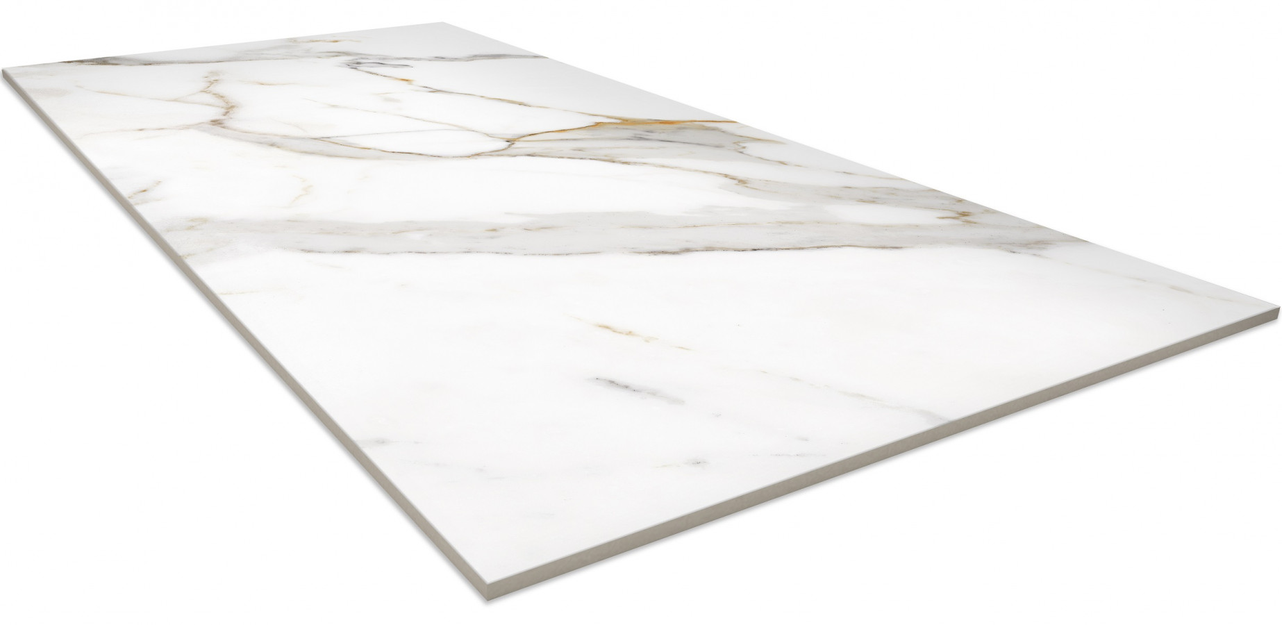 Плитка керамогранитная 120x60 Marbles Calacatta 913/base R9 противоскользящая белый мрамор 9мм Exagres