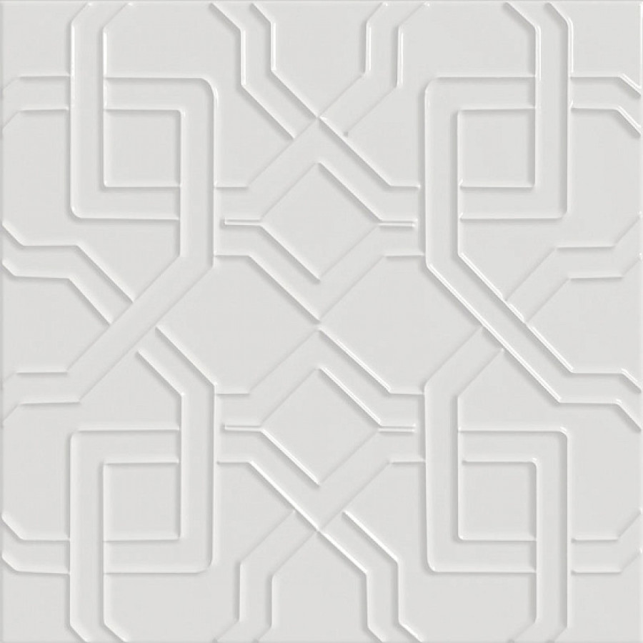 Плитка настенная 15x15 Superclassica Scb Bianco Path 10мм Люкс 4101014 41Zero42