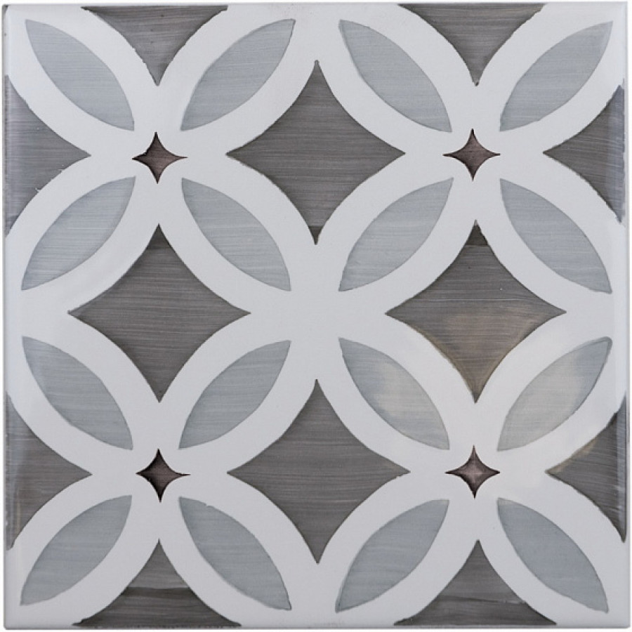 Плитка декор 14.8x14.8 Studio Decorado Flores Dusk ADST6001 Adex