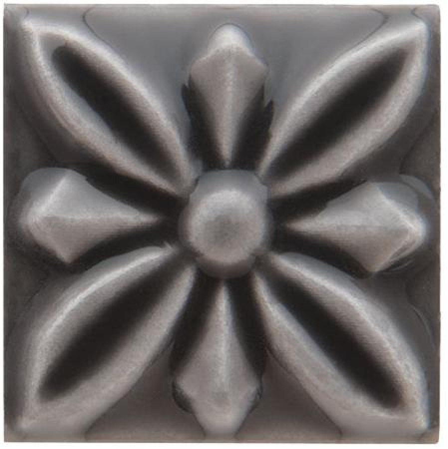 Плитка декор 3x3 Studio Вставка Relieve Flor № 1 Volcanico ADST4058 Adex