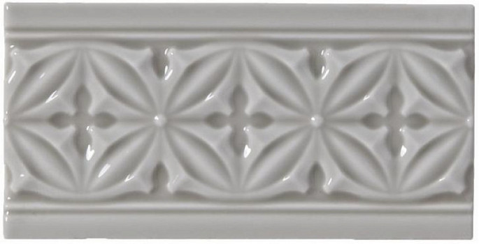 Плитка бордюр 19.8x10 Studio Бордюр Relieve Gables Graystone ADST4052 Adex