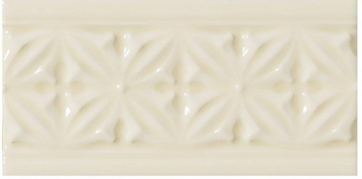 Плитка бордюр 19.8x10 Studio Бордюр Relieve Gables Almond ADST4084 Adex