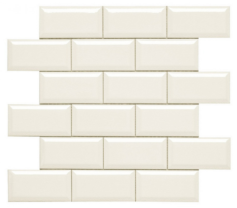 Плитка декор 30.9x30.5 Neri Biselado PB Biscuit Z (5х10) Enmallado ADNE2025 Adex