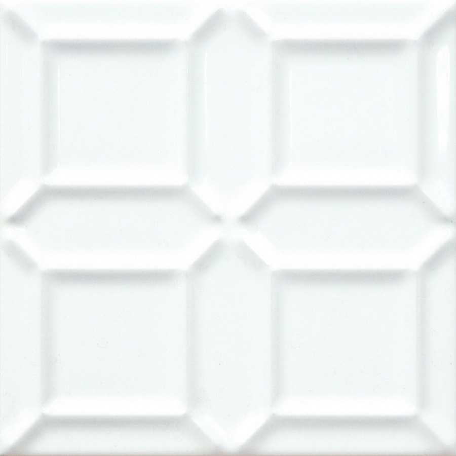 Плитка декор 15x15 Neri Liso Edge Blanco Z ADNE1109 Adex
