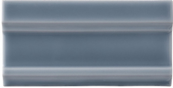 Плитка бордюр 15x7.5 Neri Cornisa Clasica Storm Blue ADNE5603 Adex