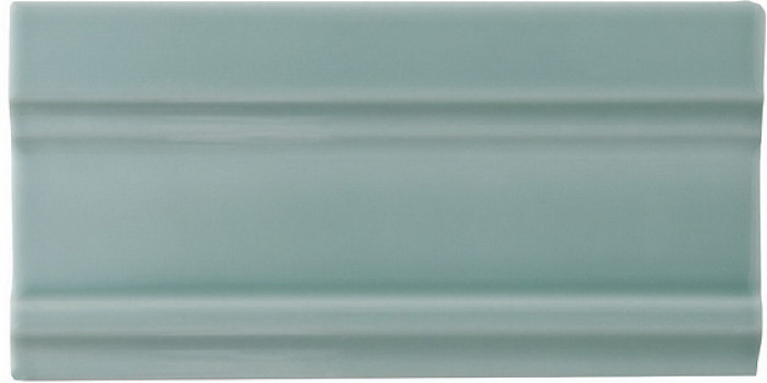 Плитка бордюр 15x7.5 Neri Cornisa Clasica Sea Green ADNE5628 Adex