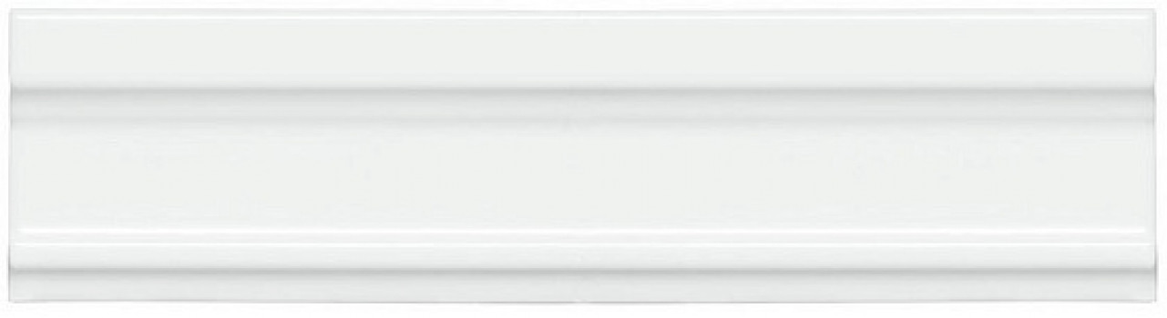 Плитка бордюр 30x7 Neri Cornisa Clasica Blanco Z ADCT5027 Adex