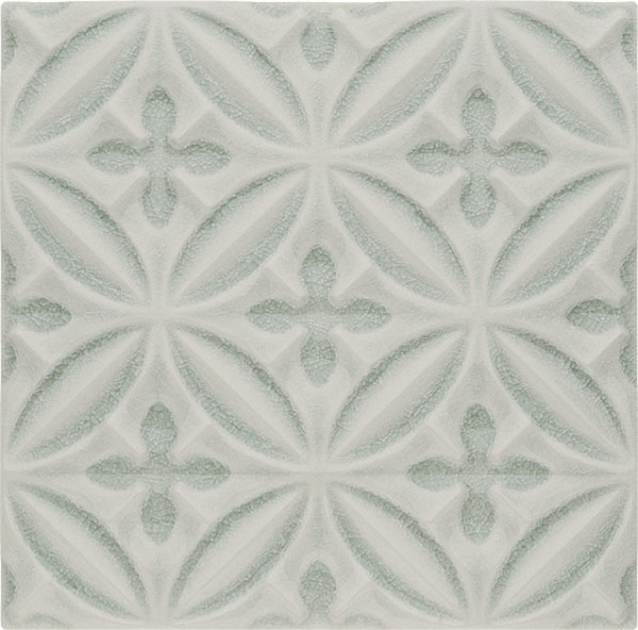 Плитка декор 15x15 Ocean Relieve Caspian Surf Gray ADOC4004 Adex