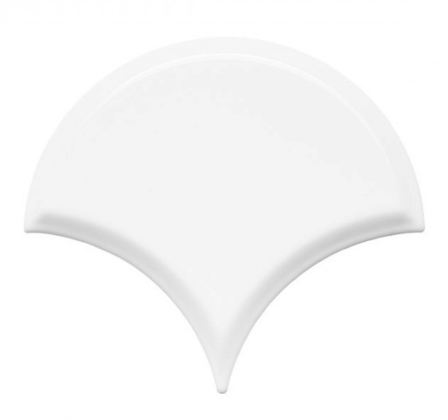 Плитка настенная 15x13 Renaissance Escama Biselado Snow Cap ADST8015 Adex