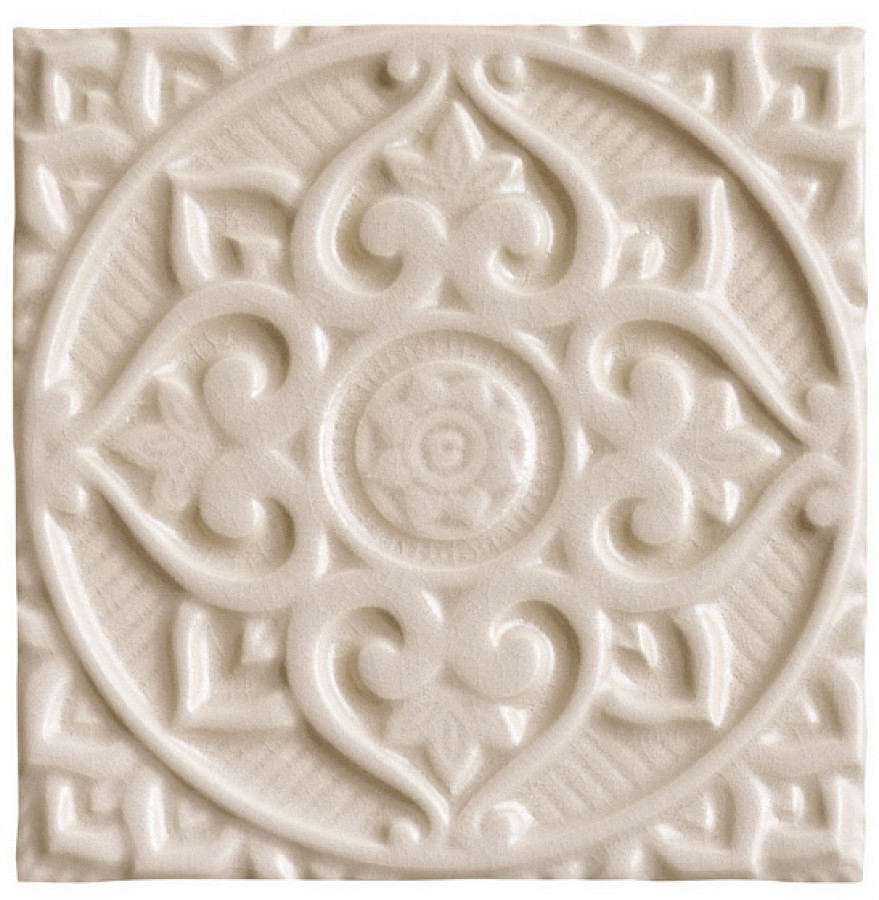 Плитка декор 15x15 Earth Relieve Mandala Energy Fawn ADEH4008 Adex