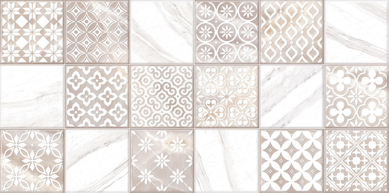 Плитка настенная 25x50 TWU2550FRC14 Alma Ceramica Fresco глянцевая 8мм Alma Ceramica