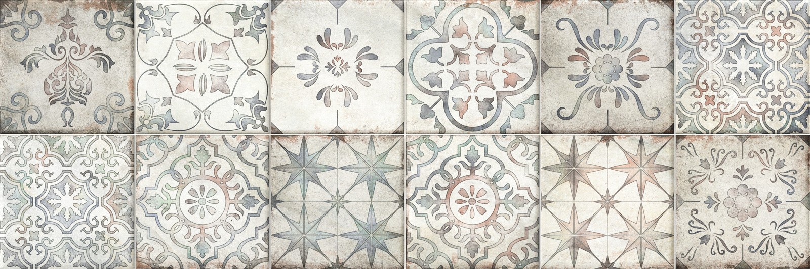 Плитка настенная 30x90 WT93LCA55 Delacora Майолика / Maiolica глянцевая 11мм Delacora