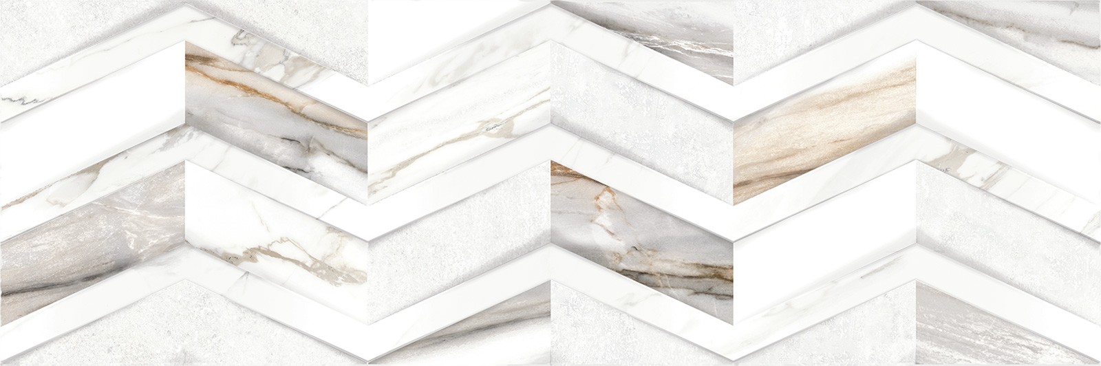 Плитка настенная 25x74 WT15DLA55R Delacora Дельта / Delta глянцевая 9мм Delacora