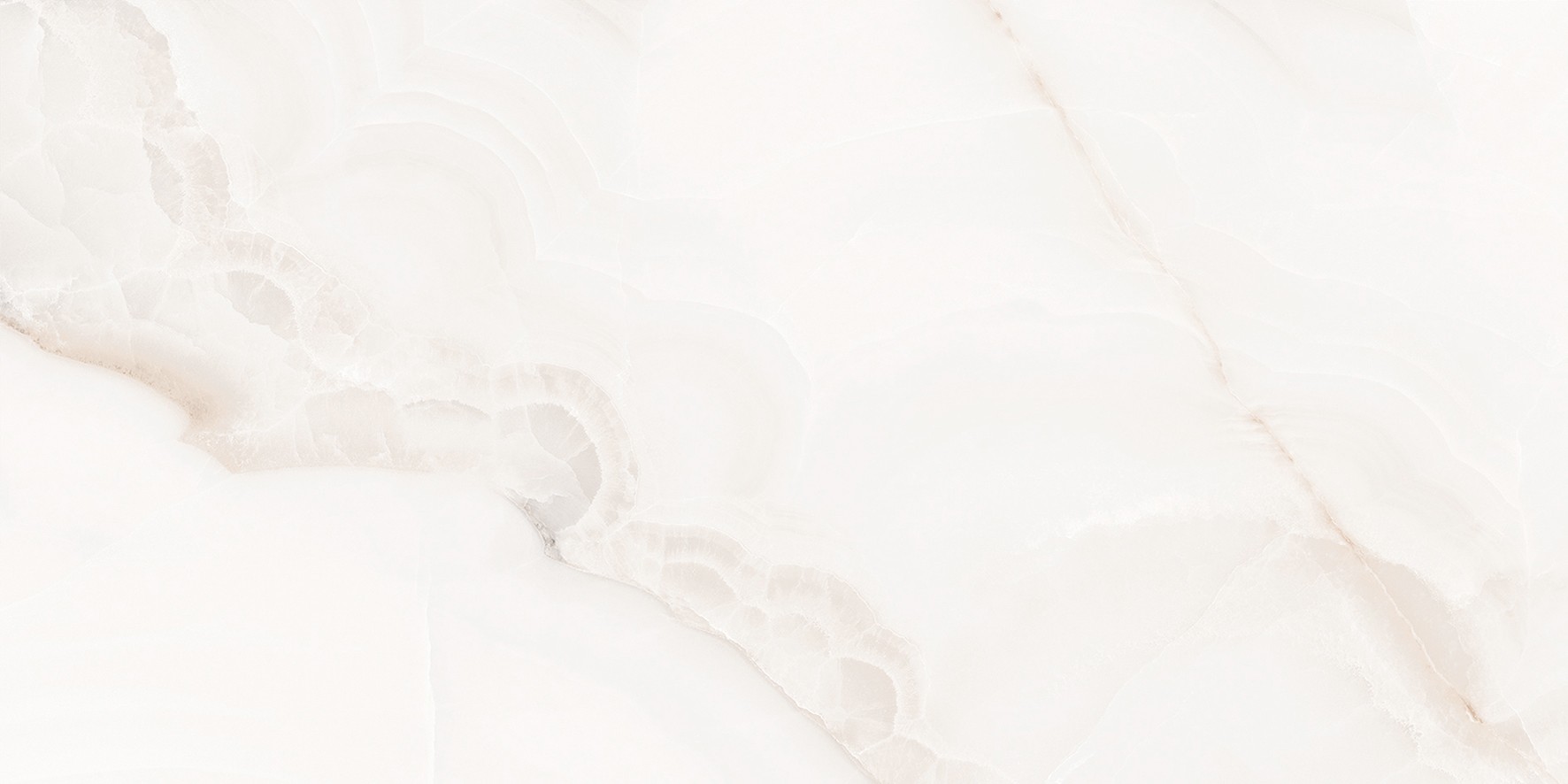 Керамогранит 120x60 Оникс Император Уайт белый глазурованная полированная Ceradim