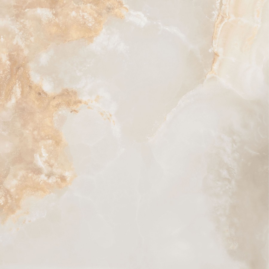 Керамогранит 60x60 Оникс Орлам бежевый глазурованная полированная Ceradim