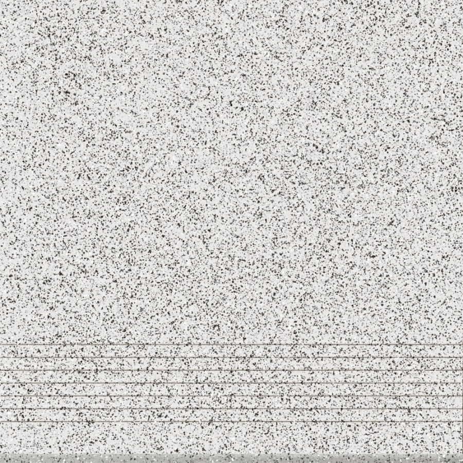 Плитка 30x30 Milton ступень светло-серый ML4A523 матовая Cersanit