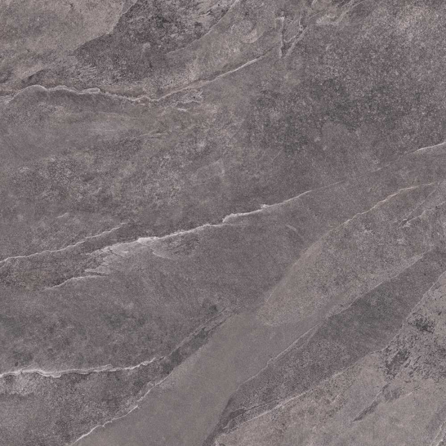 Керамогранит 60x60 Coastline темно-серый ректификат 17894 матовая, структурированная Cersanit