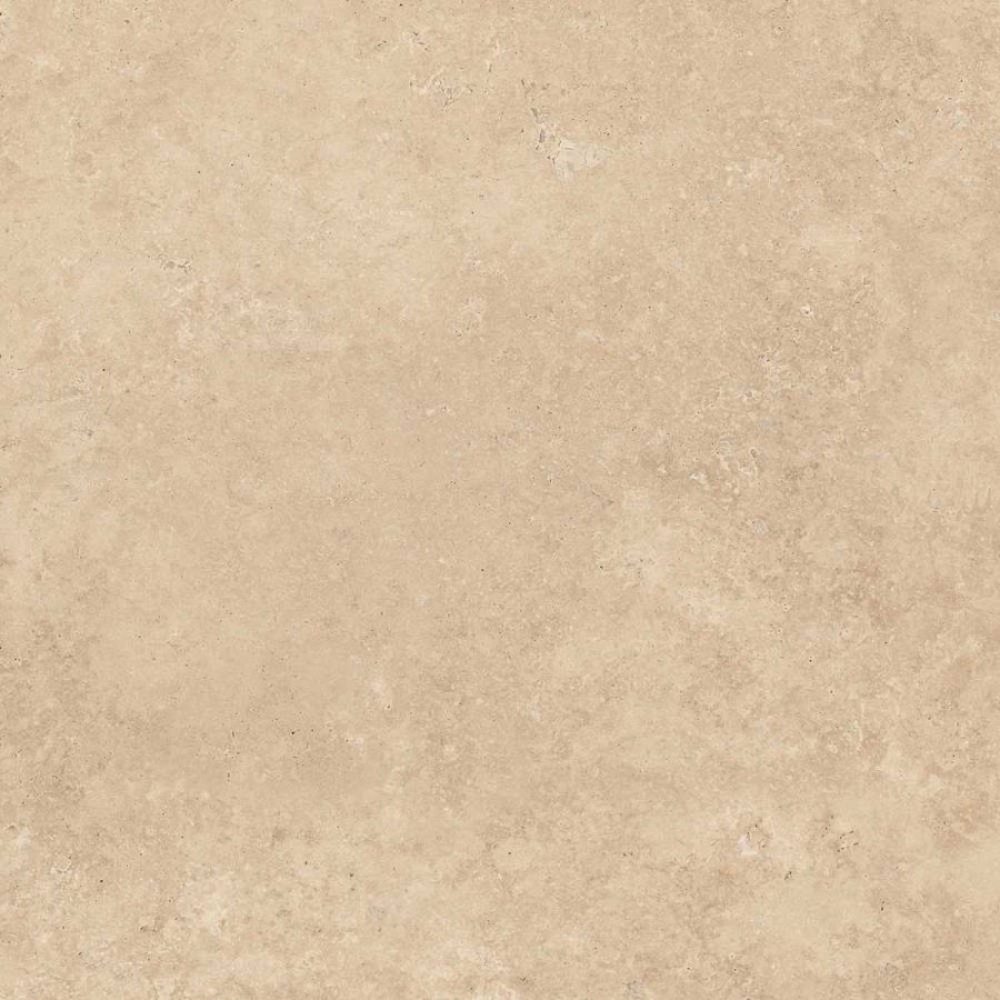 Керамогранит 60x60 Лаймстоун Limestone бежевый рельеф ректификат 17890 матовая, структурированная Cersanit