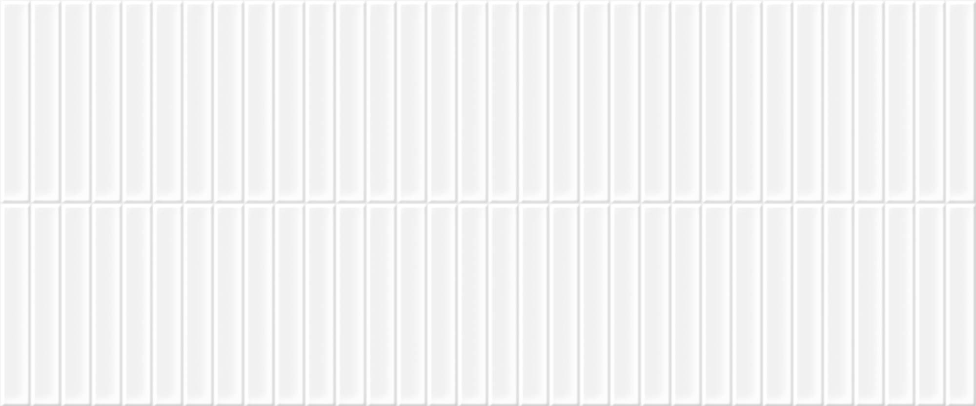 Плитка 60x25 Simply настенная white белый 01 рельеф глянцевая Gracia Ceramica