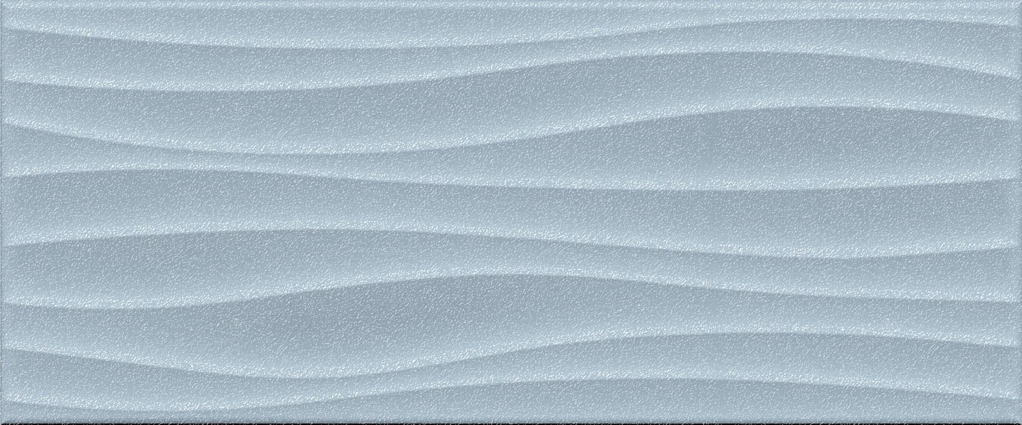 Плитка 60x25 Аква Моноколор сахар гол верх 01 матовая голубой Gracia Ceramica