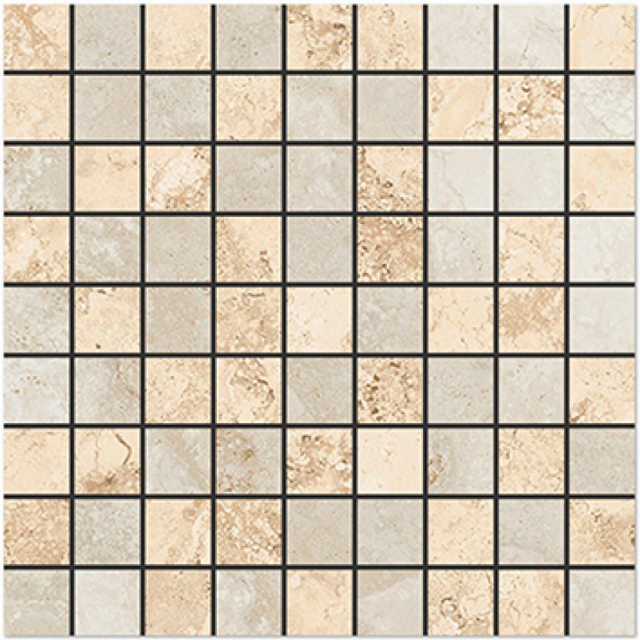 Мозаика 30x30 Шекспир Микс K-4001 4003/SR/m01 глазурованная структурная Kerranova