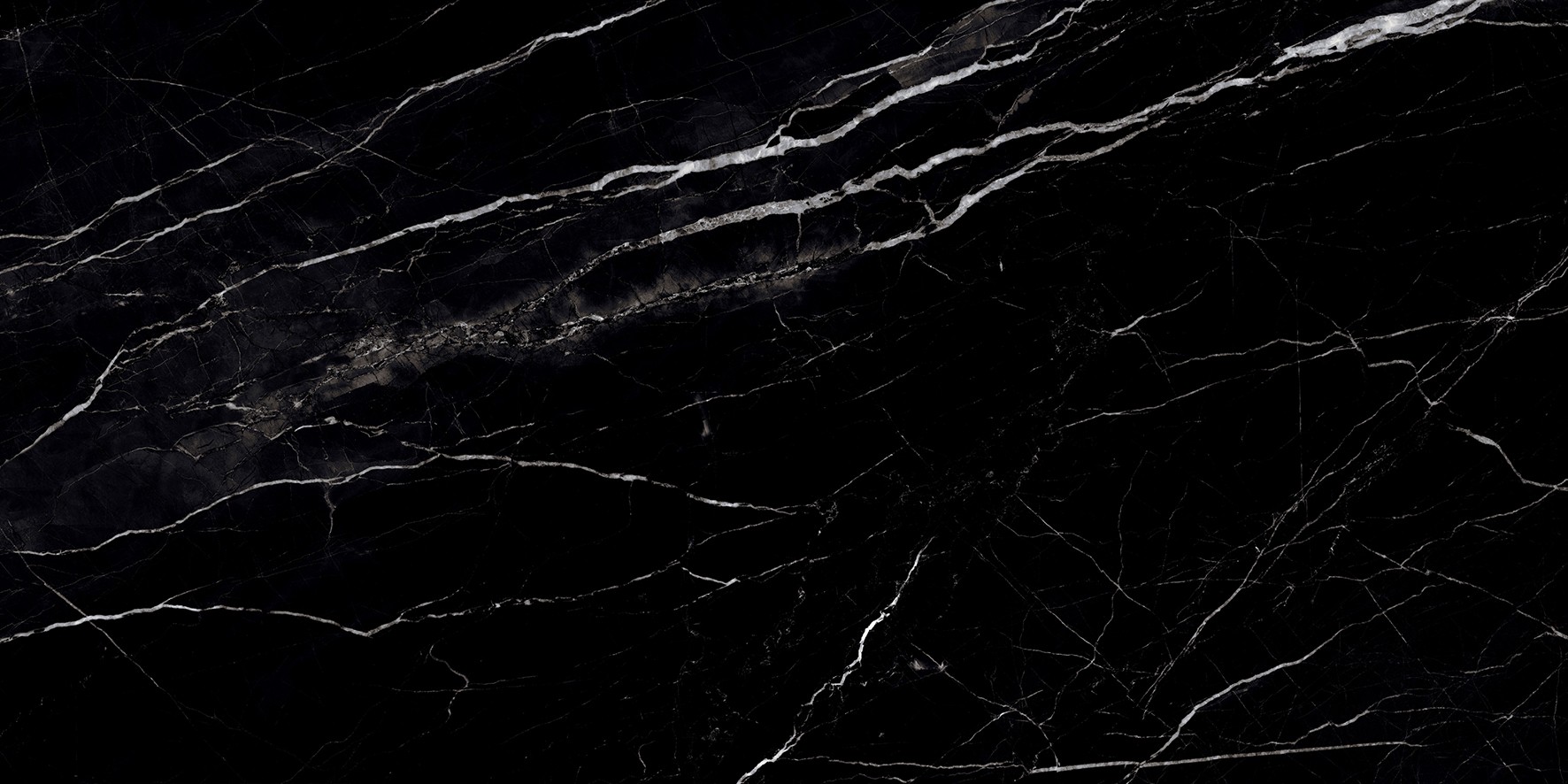 Керамогранит 120x60 Флэш Блэк черный полированная Laparet