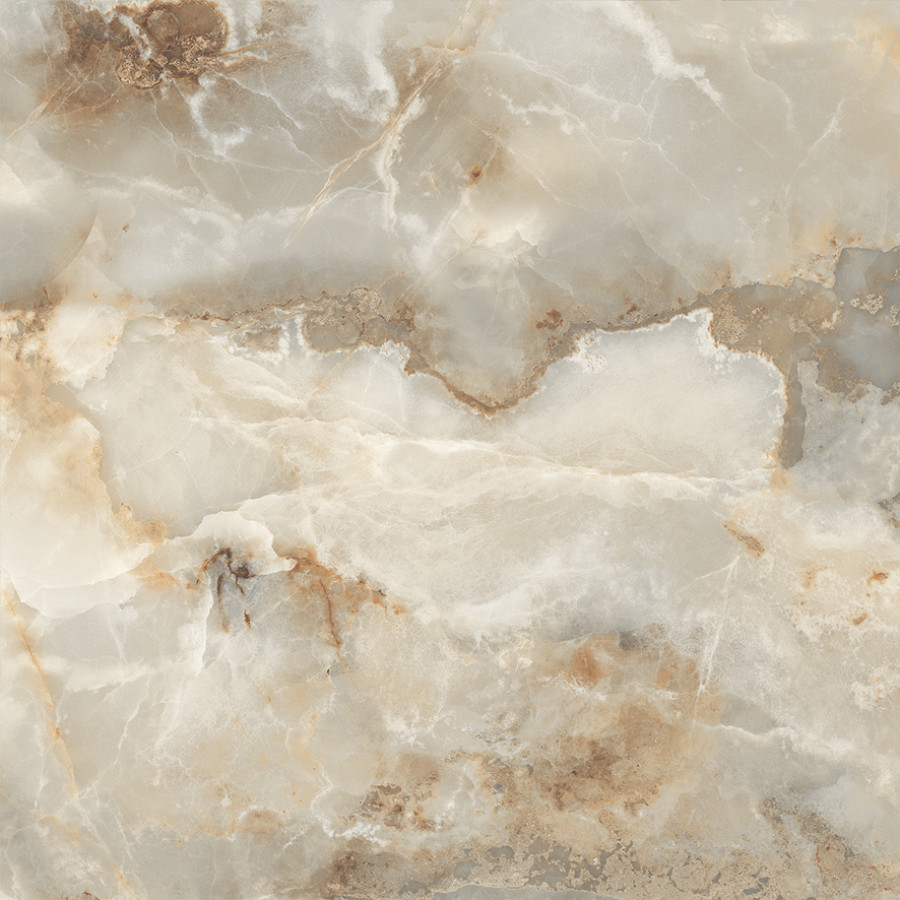 Керамогранит 60x60 Onice Alexa серый глазурованная полированная Laparet