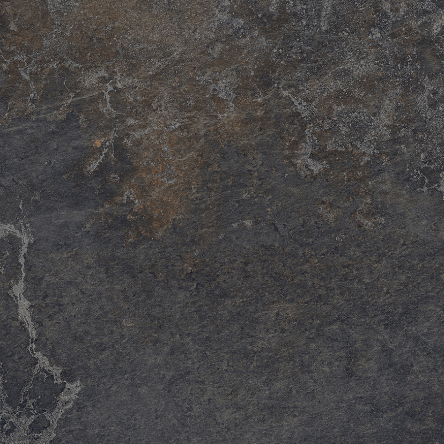 Керамогранит 60x60 Blaze Nero графитовый глазурованная сатинированная Laparet