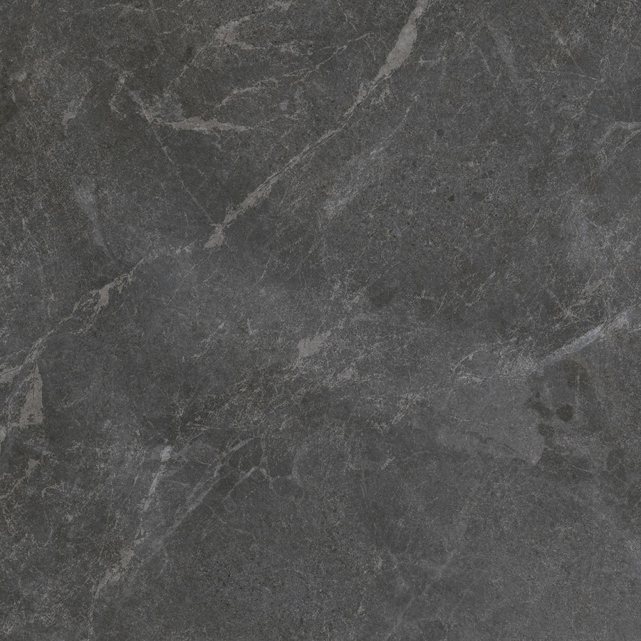 Керамогранит 80x80 Rocky Black PRO графитовый R10GR STR глазурованная матовая Laparet