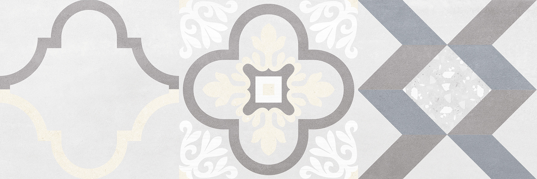 Плитка декофон 75x25 Woody настенная серый узор глазурованная матовая Laparet