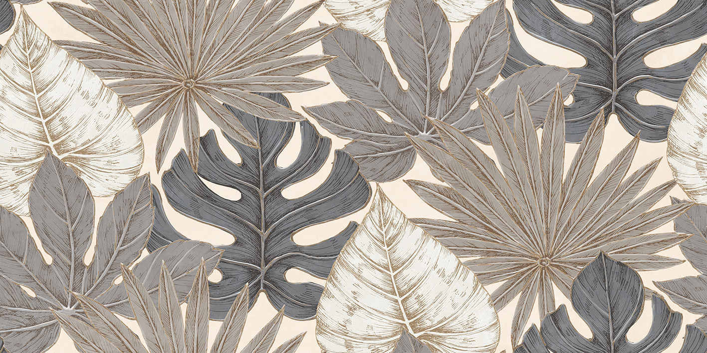 Плитка 80x40 Botany Декор VT-A663-48018R обрезной глазурованная матовая Laparet