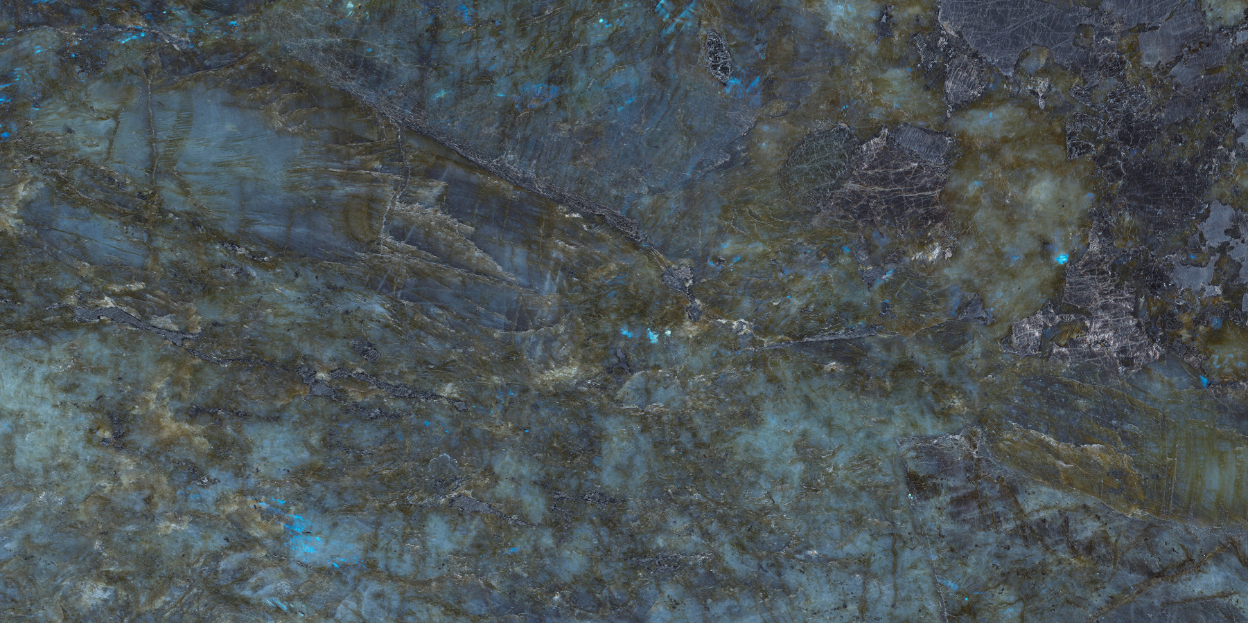 Керамогранит 160x80 Rigel Azul синий +гл.чернила глазурованная матовая Laparet