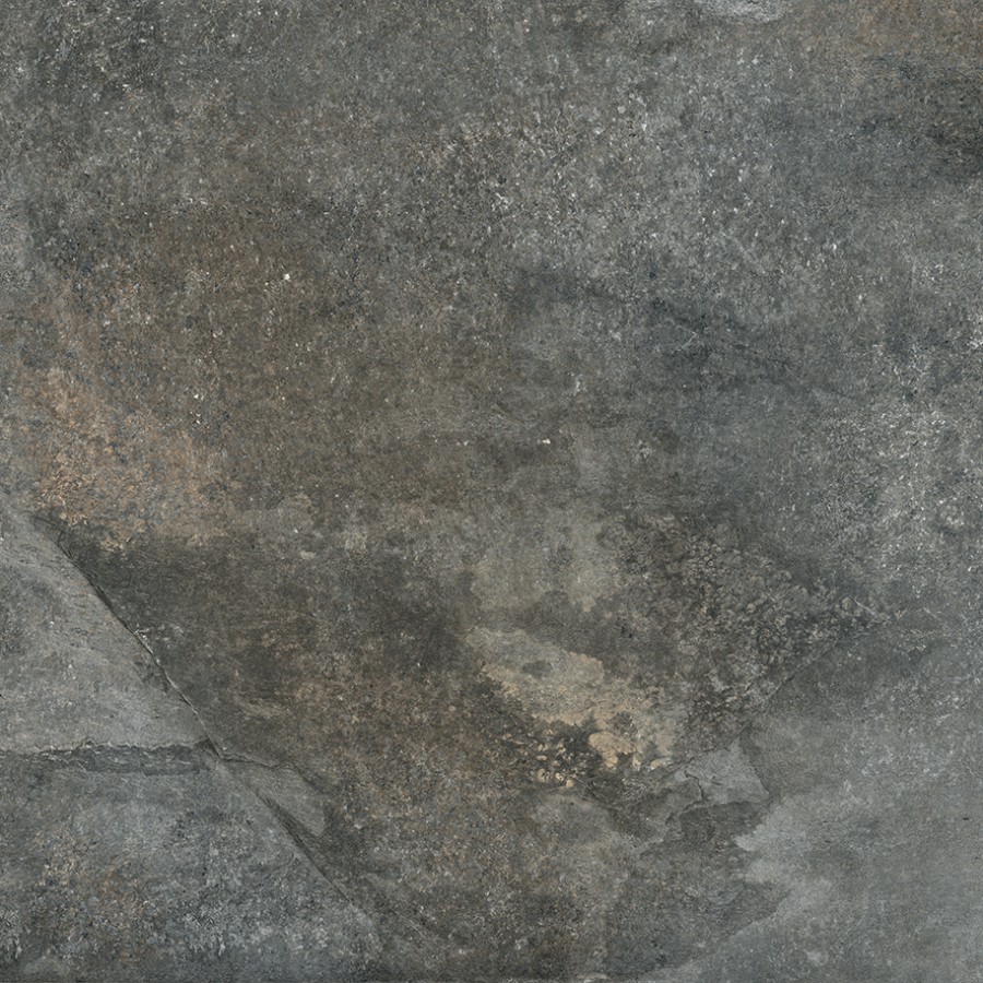 Керамогранит 60x60 Шторм Грей ПРО тёмно-серый LP6060G0141R структурный R10/B КР глазурованная матовая Laparet