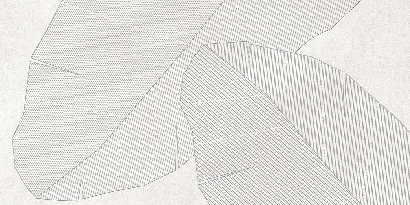 Плитка 80x40 Караван бланко Декор OS-A368-48038R обрезная глазурованная матовая Laparet