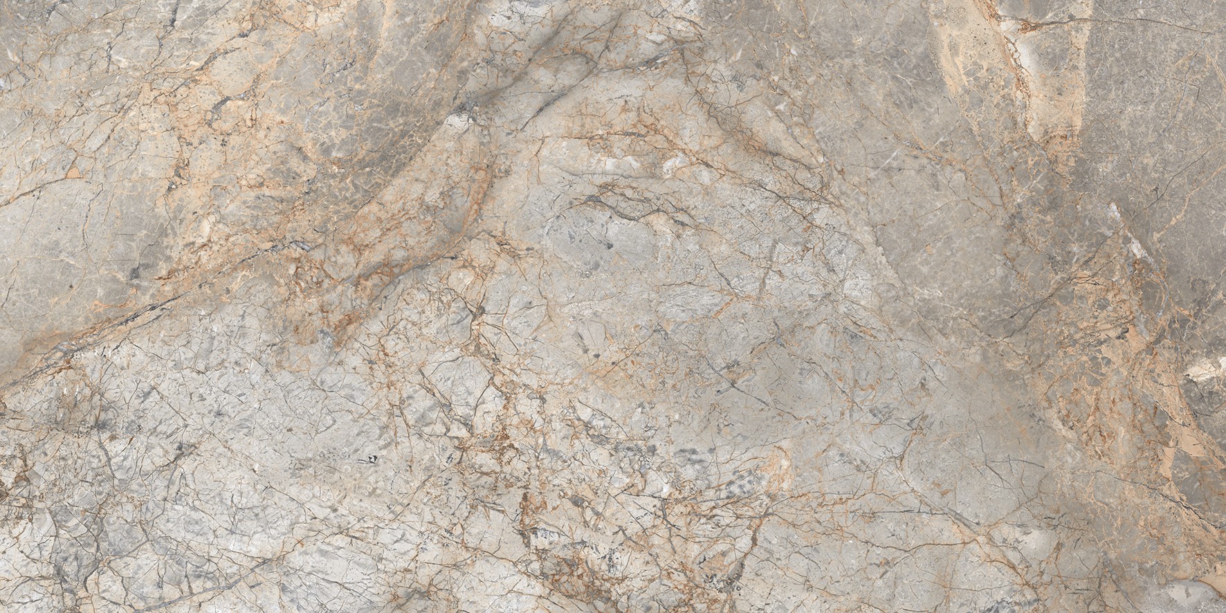 Керамогранит 120x60 Спарк коричневый полу блестящий глазурованная лаппатированная шайн Laparet