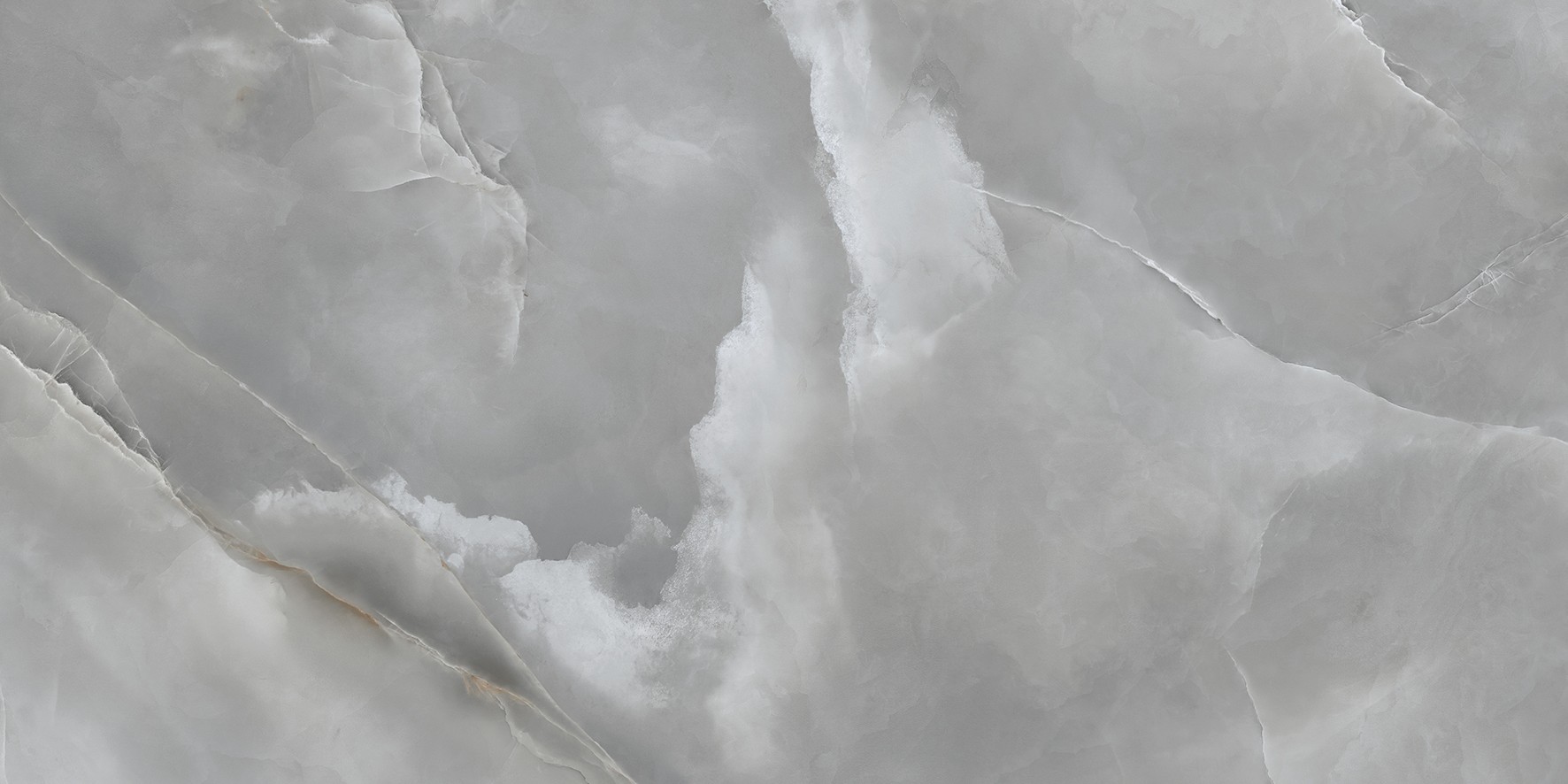 Керамогранит 120x60 Сноуи Найт серый полу блестящий глазурованная лаппатированная шайн Laparet