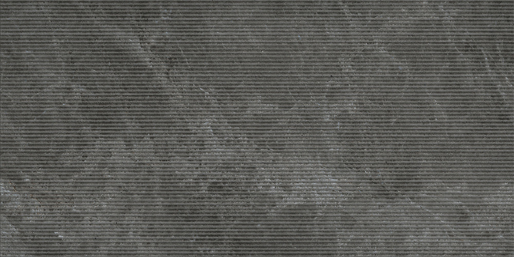 Керамогранит настенная 120x60 8мм Rigato Декор Антрацит матовая Vitra