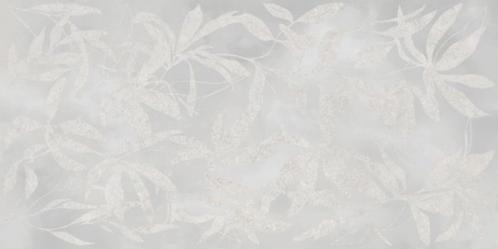 Керамогранит 120x60 8мм K958008R0001VTER ArtWall Цветы Серый Матовый Ректификат матовая Vitra